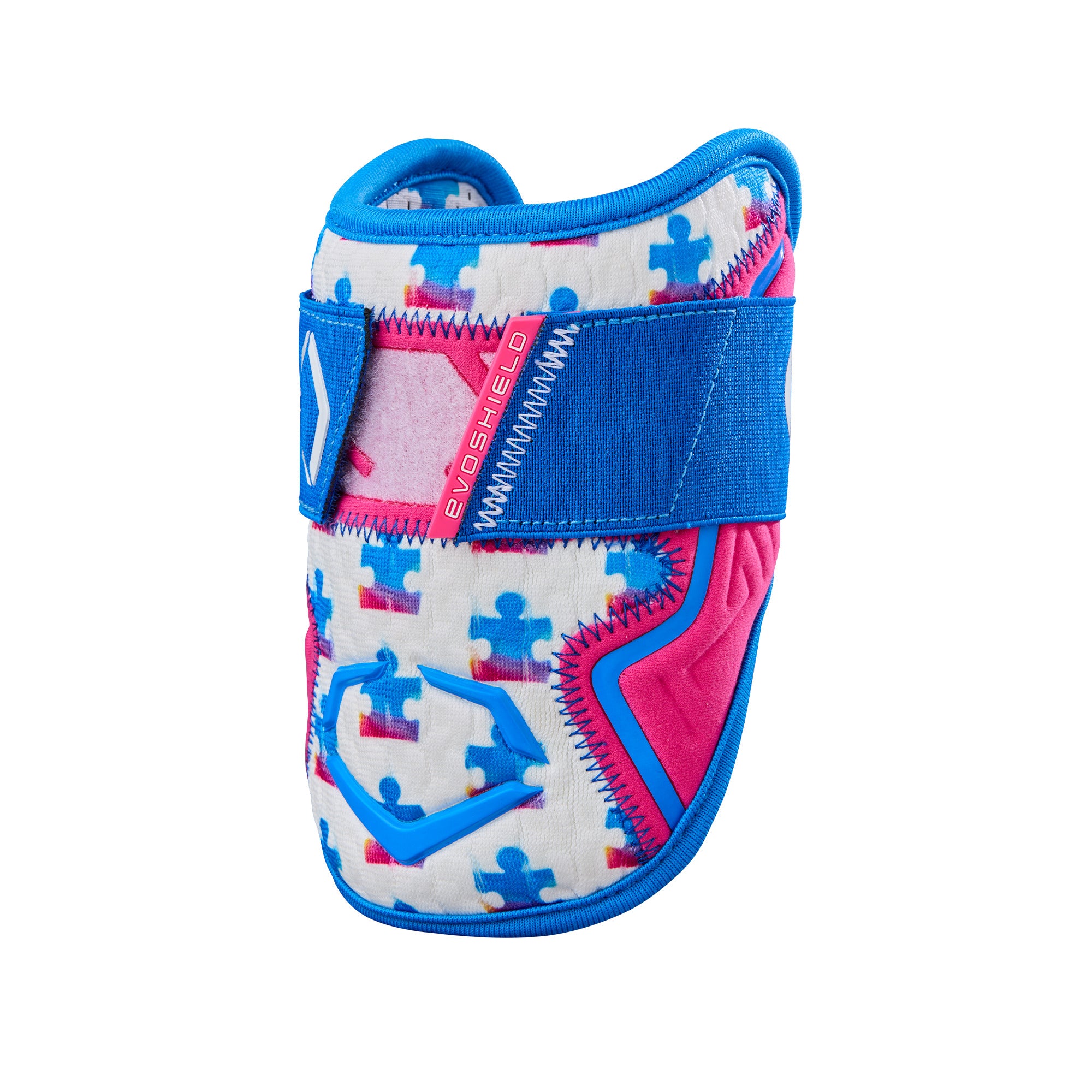 Evoshield X-SRZ Love the Moment Batter's Elbow Guard - White / Royal / Scarlet