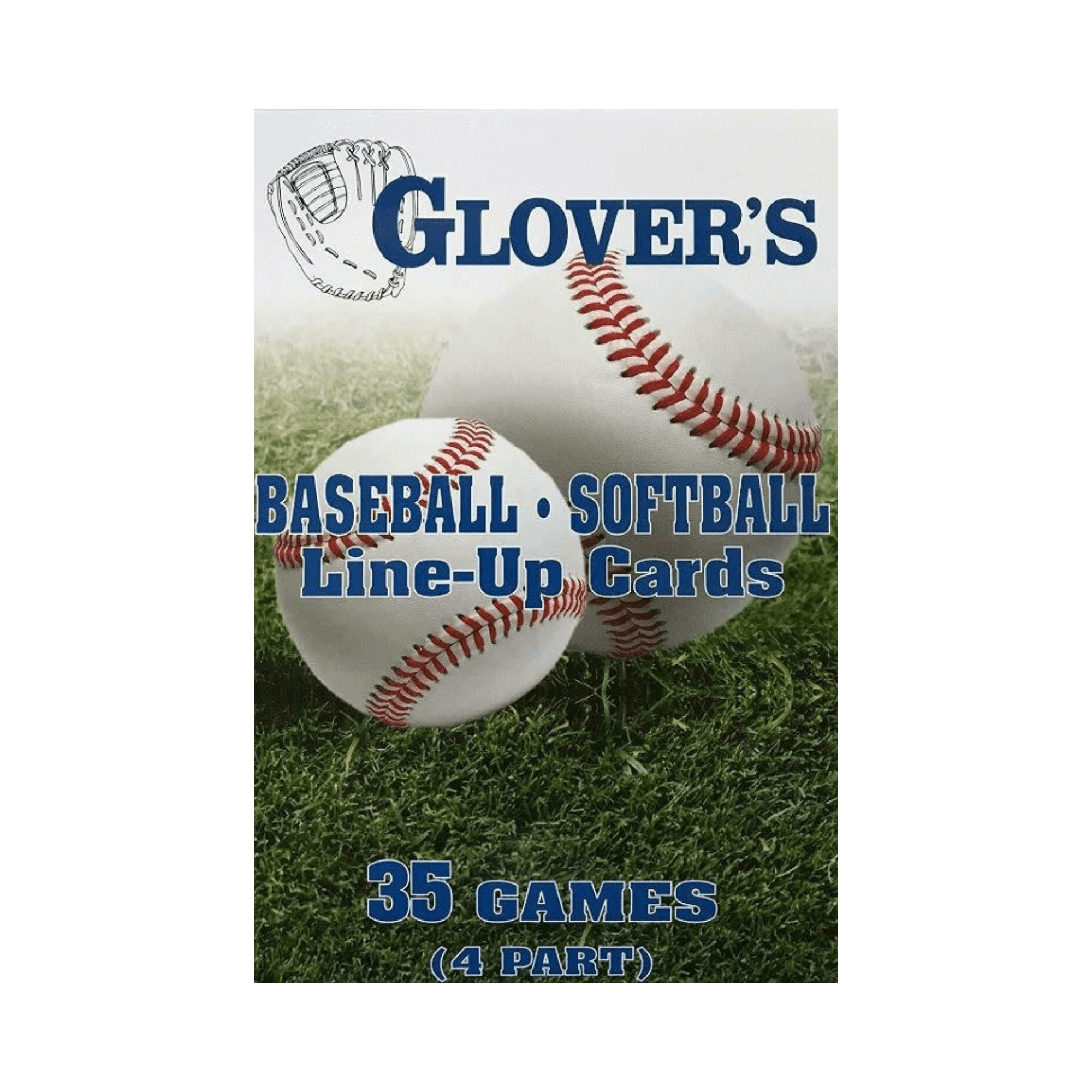 Markwort Glover Line Up Cards booklet with 35 four-sheet carbonless cards