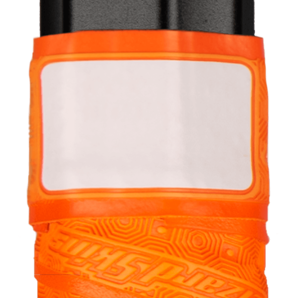 Lizard Skins DSP Lacrosse Grip Tape V2 in tangerine color, featuring slip-resistant texture for enhanced control.