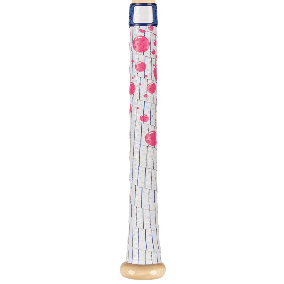 Lizard Skins DSP Ultra Bat Grip in Dugout Bubble design with an oval pattern and multi-directional ridges for improved performance.