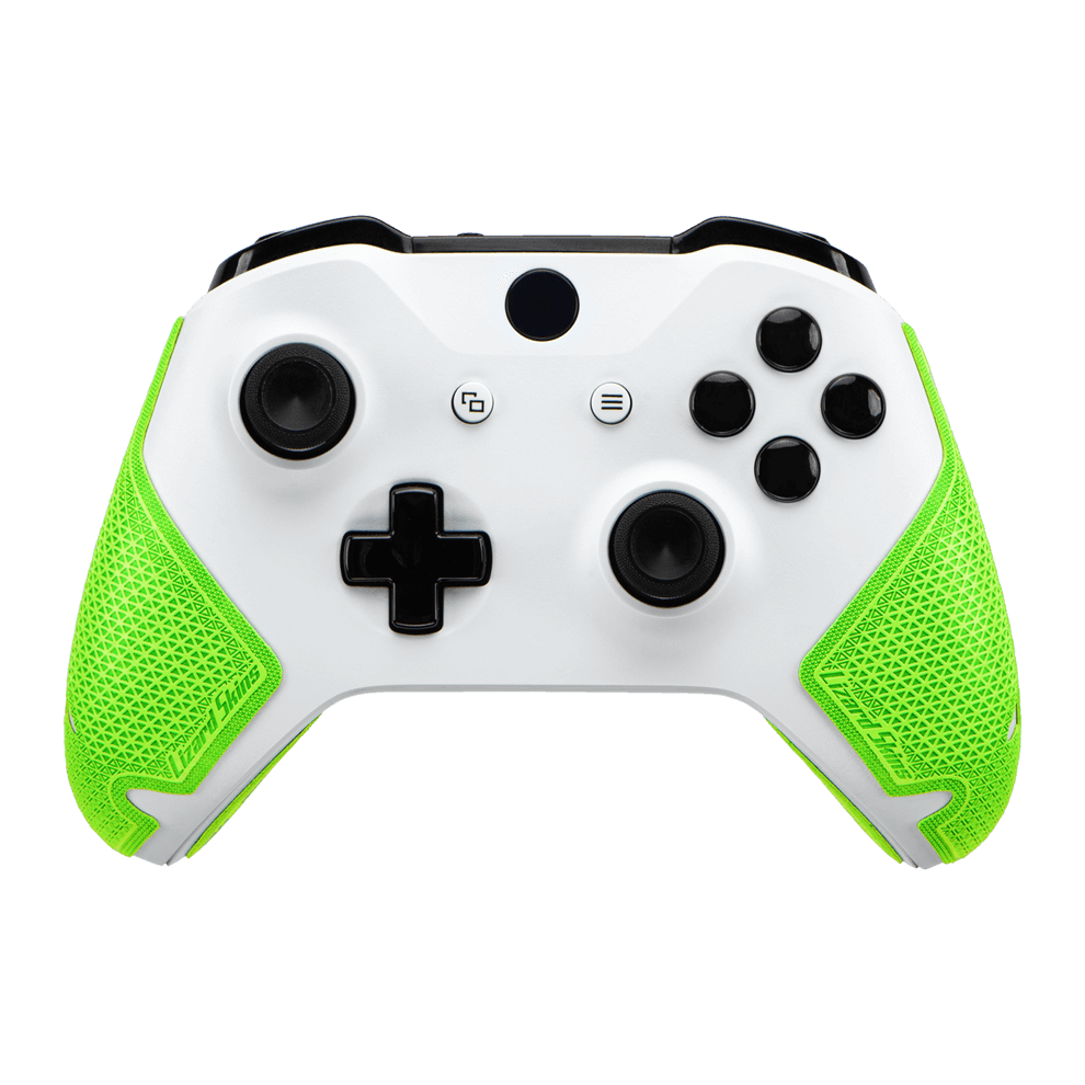 Lizard Skins DSP Controller Grip for Xbox One in Emerald Green, showcasing multi-textured slip-resistant material.