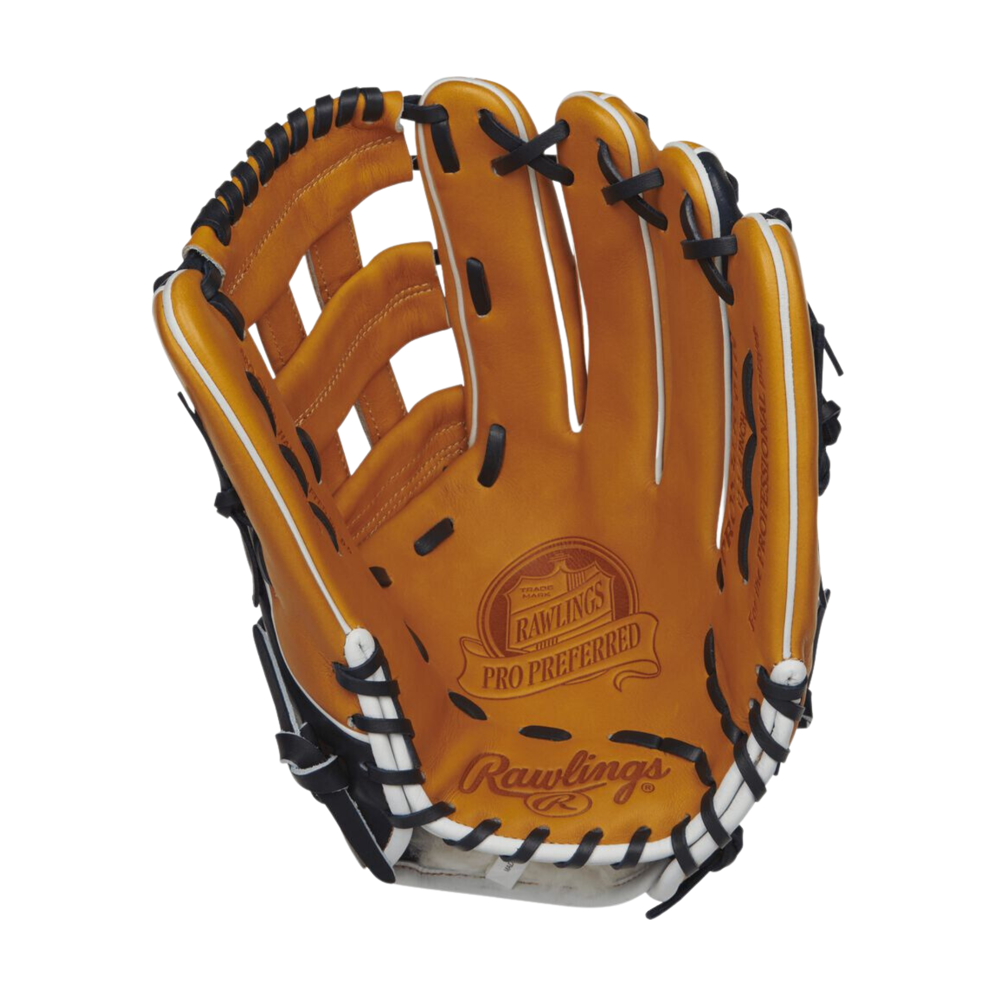 Rawlings Pro Preferred 12.75  Outfield Glove Tan/Navy