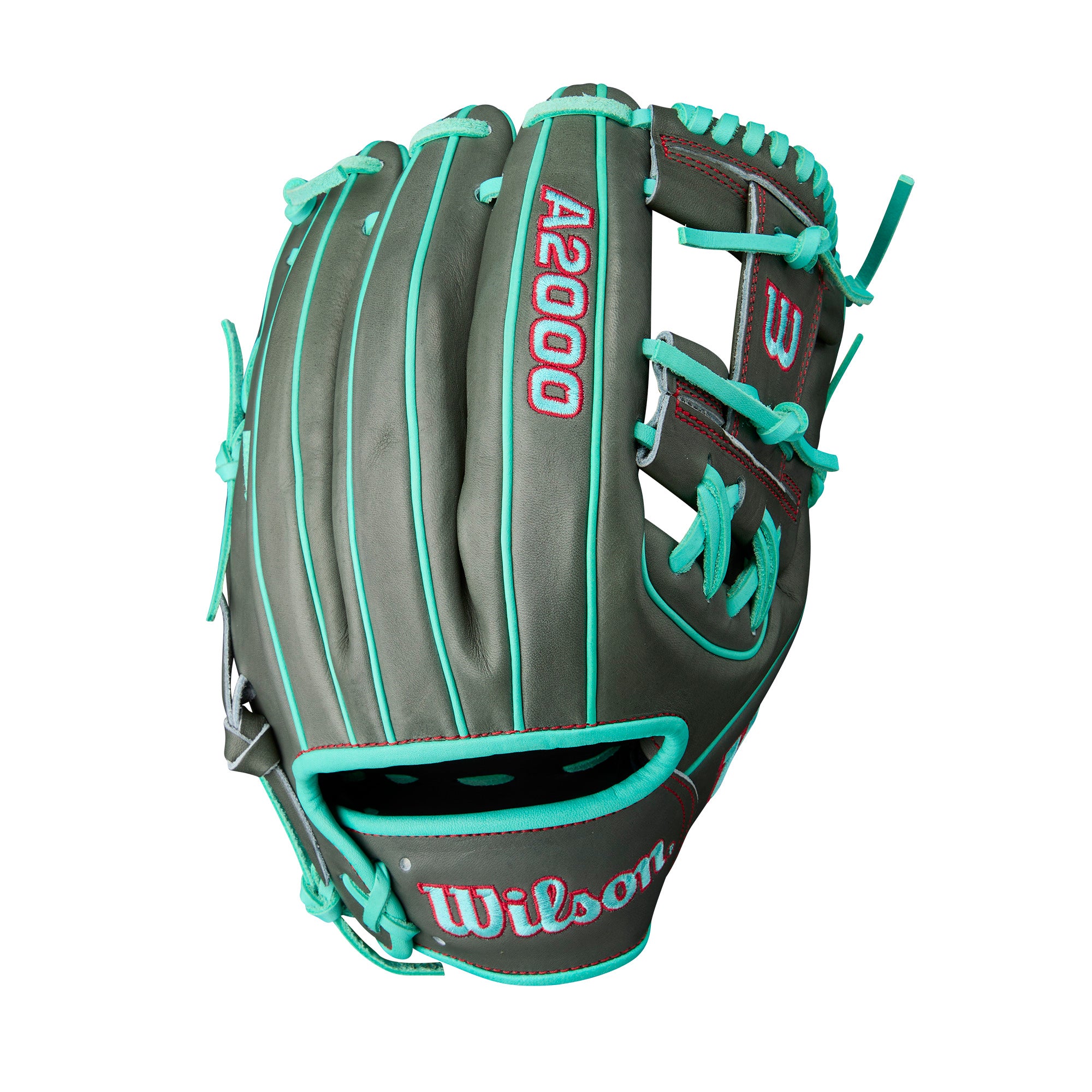 Wilson Summer 2025 A2000 1975 Infield Baseball Glove Coal/Seafoam/Red 11.75"