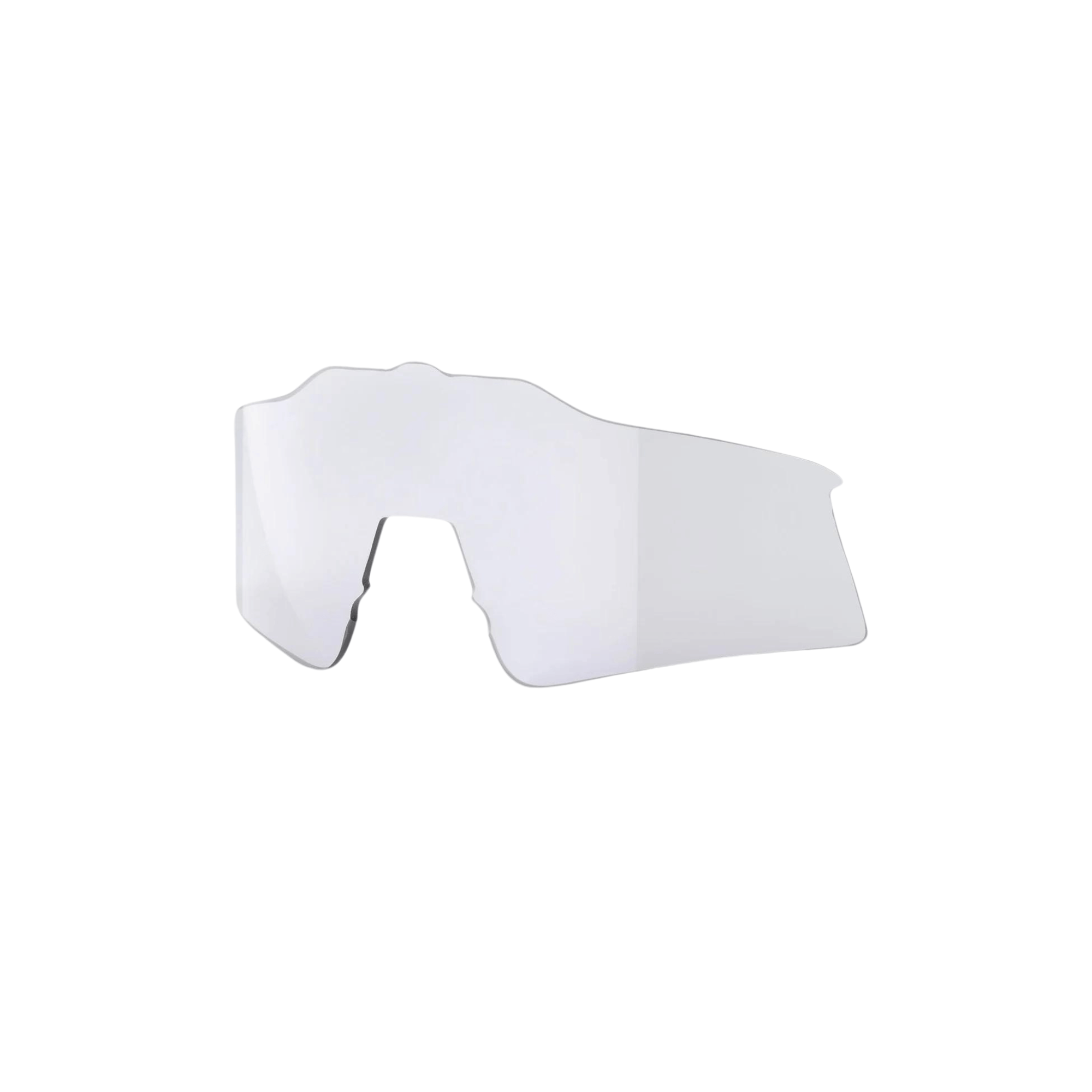 100% SPEEDCRAFT SL replacement lens in clear, lightweight, shatterproof polycarbonate for optimal visibility and UV protection.