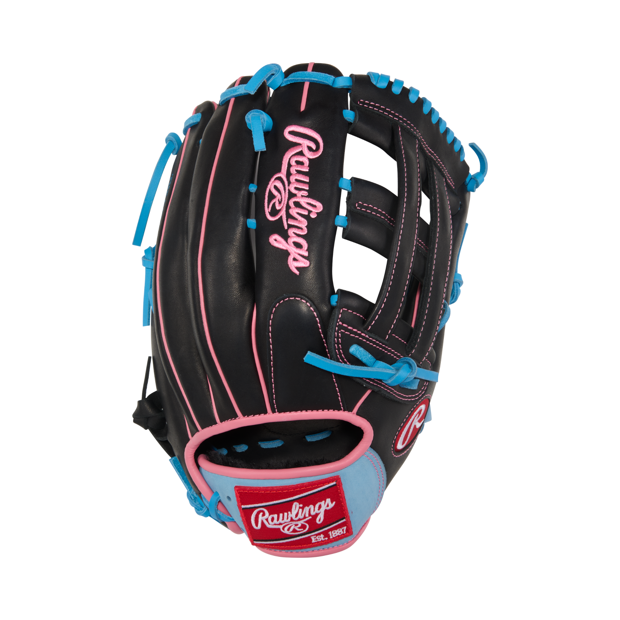 Palm of Rawlings R9 Outfield Baseball Glove