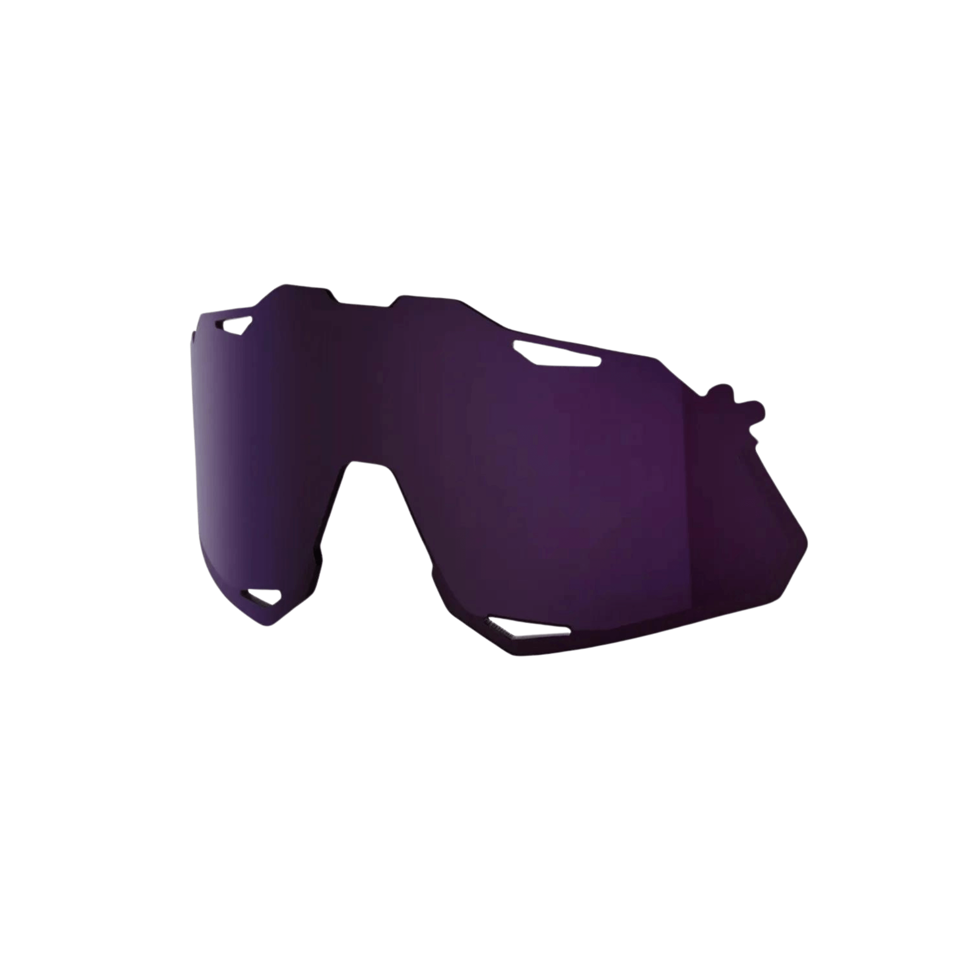 Dark Purple HYPERCRAFT XS polycarbonate replacement lens for baseball eyeglasses, enhancing vision and contrast.