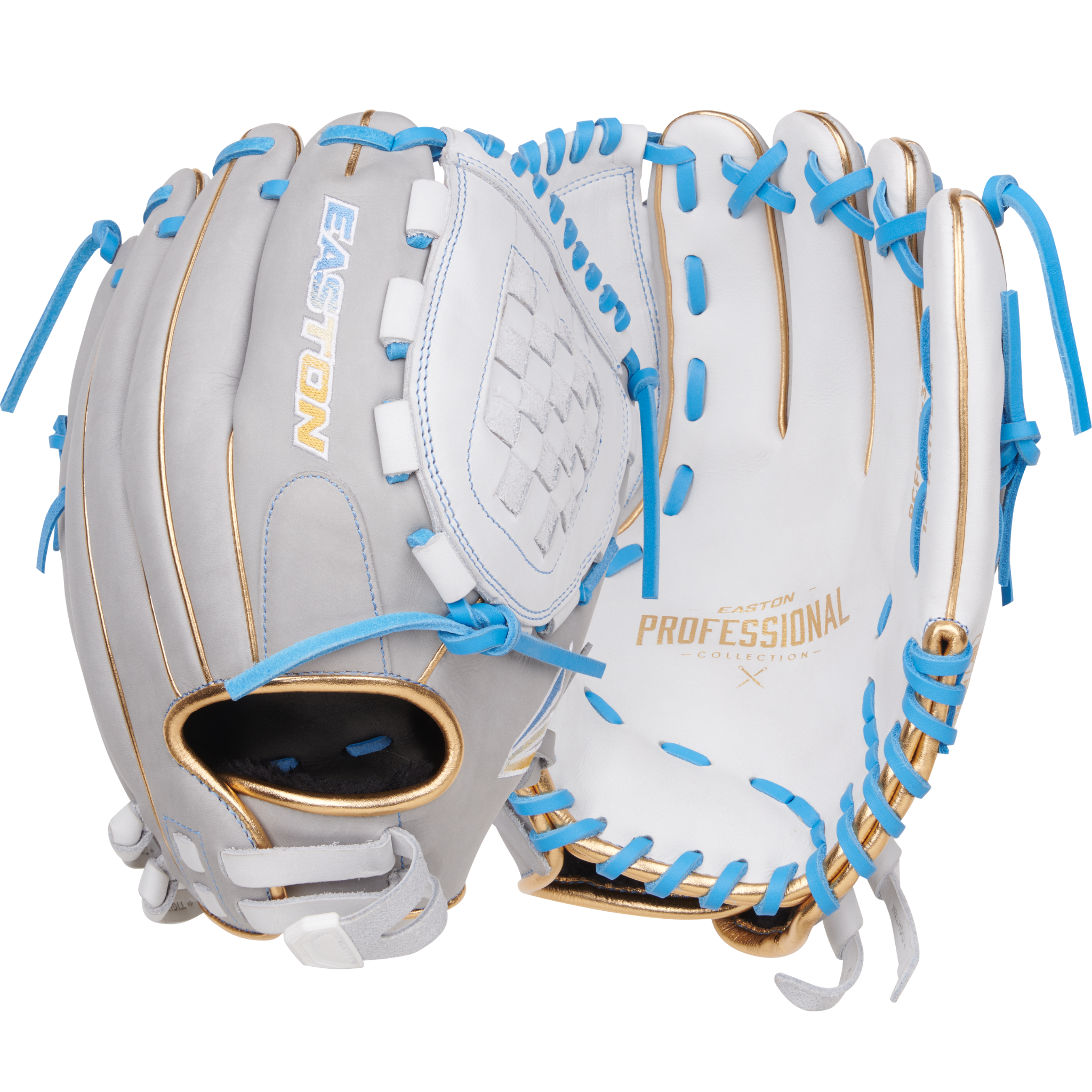 Easton Pro Collections Series Fastpitch Softball Glove 12" White/Gray