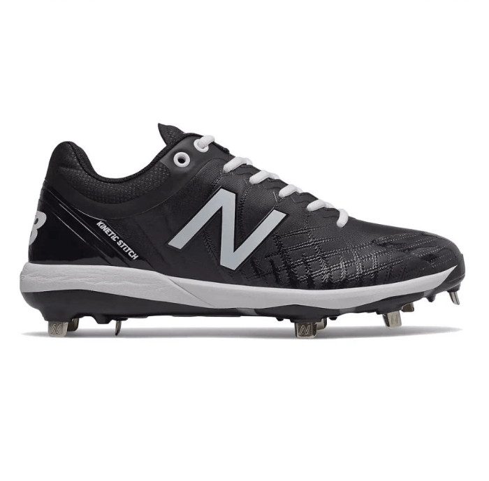 New Balance L4040V5 BK5 Metal Cleats Black