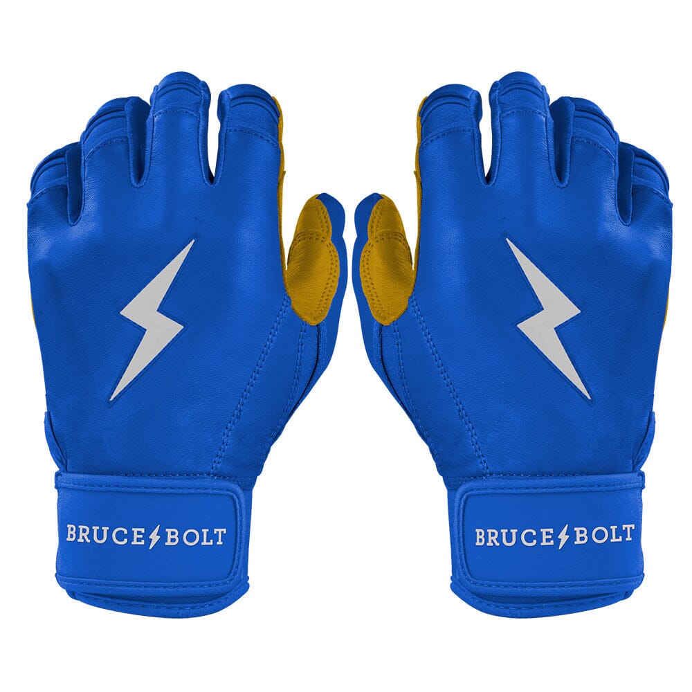 Bruce Bolt Premium Pro Short Cuff Batting Gloves Royal