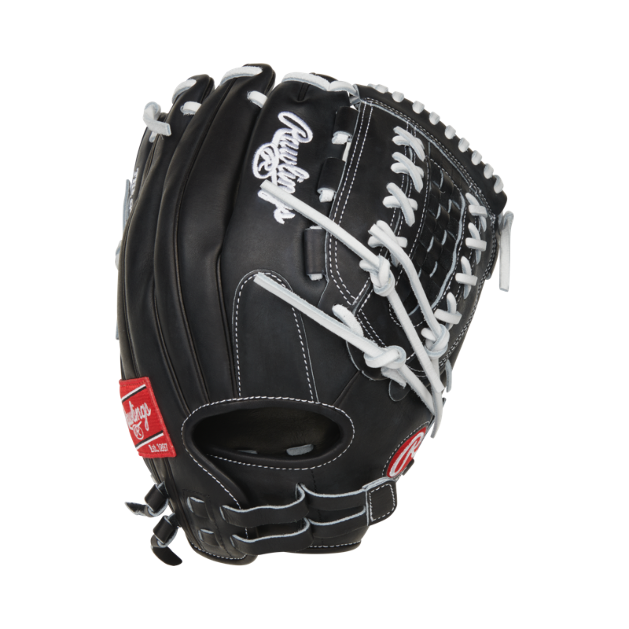 Rawlings Heart of the Hide Fastpitch Softball P P/INF/OF Pull Strap/Double Laced Basket LHT 12.5"