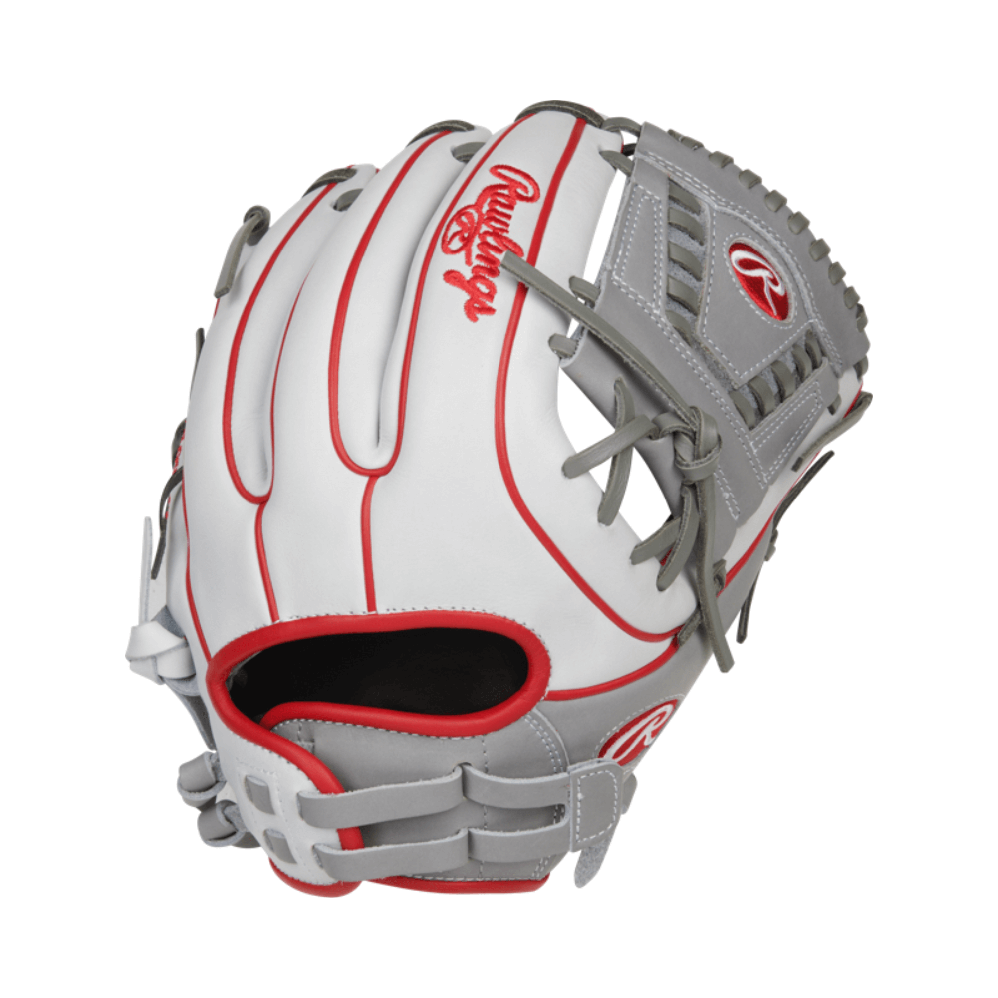 Rawlings Heart of the Hide Fastpitch Softball Glove P/INF/OF Pull Strap/Laced 1 Piece Web RHT 12"