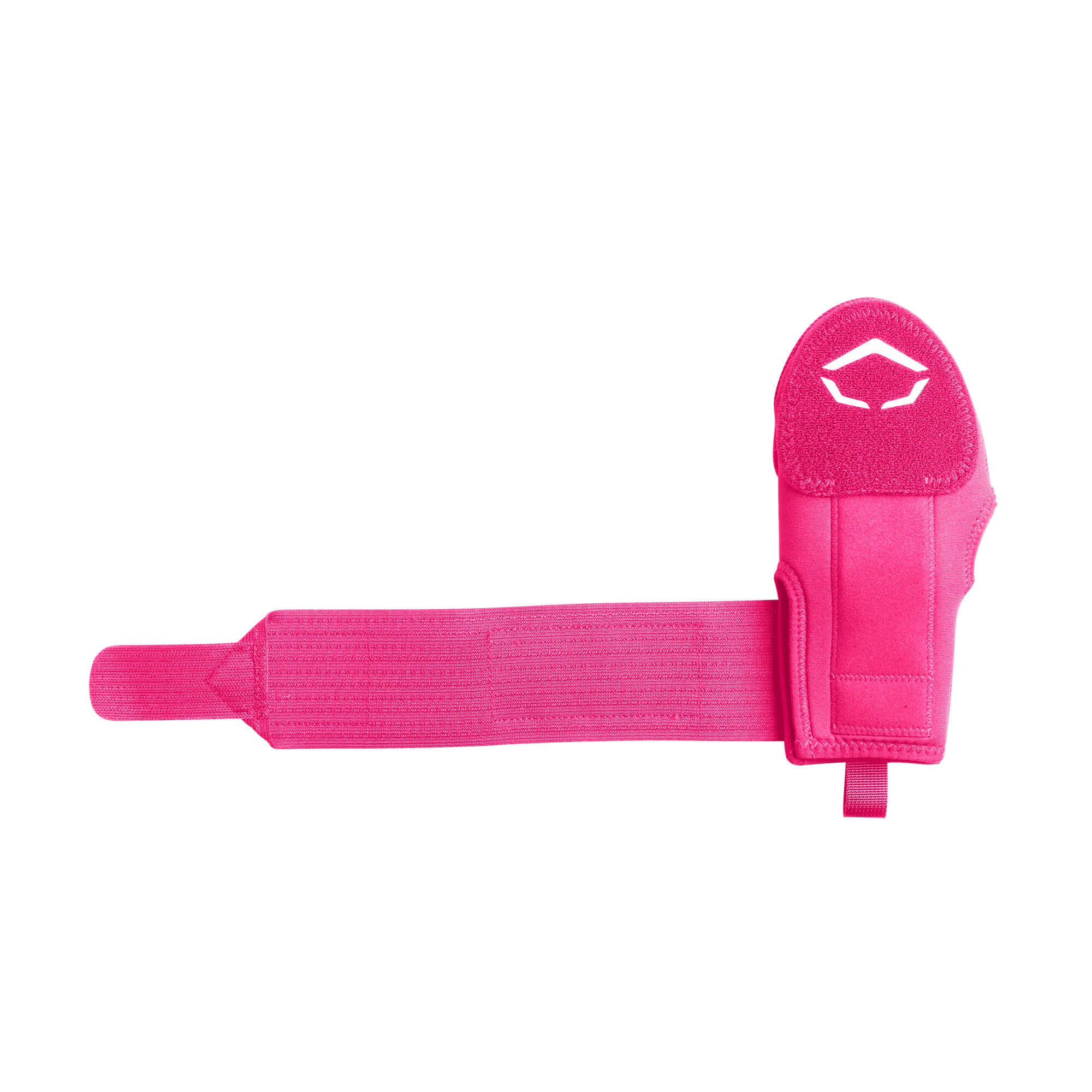 Evoshield Youth Sliding Mitt in vibrant pink, designed for hand protection during baseball sliding activities.
