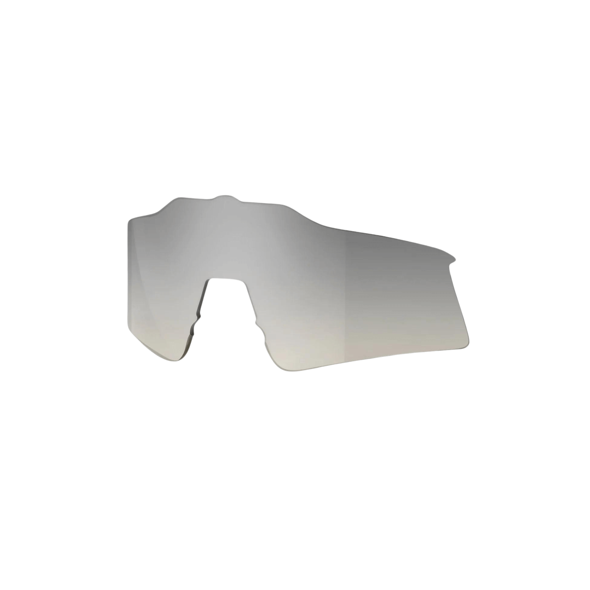 100% Speedcraft SL replacement lens in low light yellow silver mirror, offers 56% light transmission for optimal visibility.