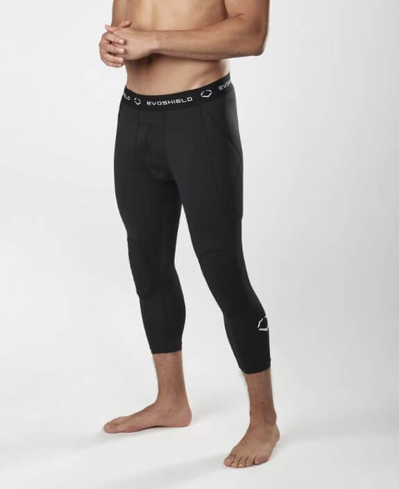 Evoshield Men's 3/4 Sliding Tights Black