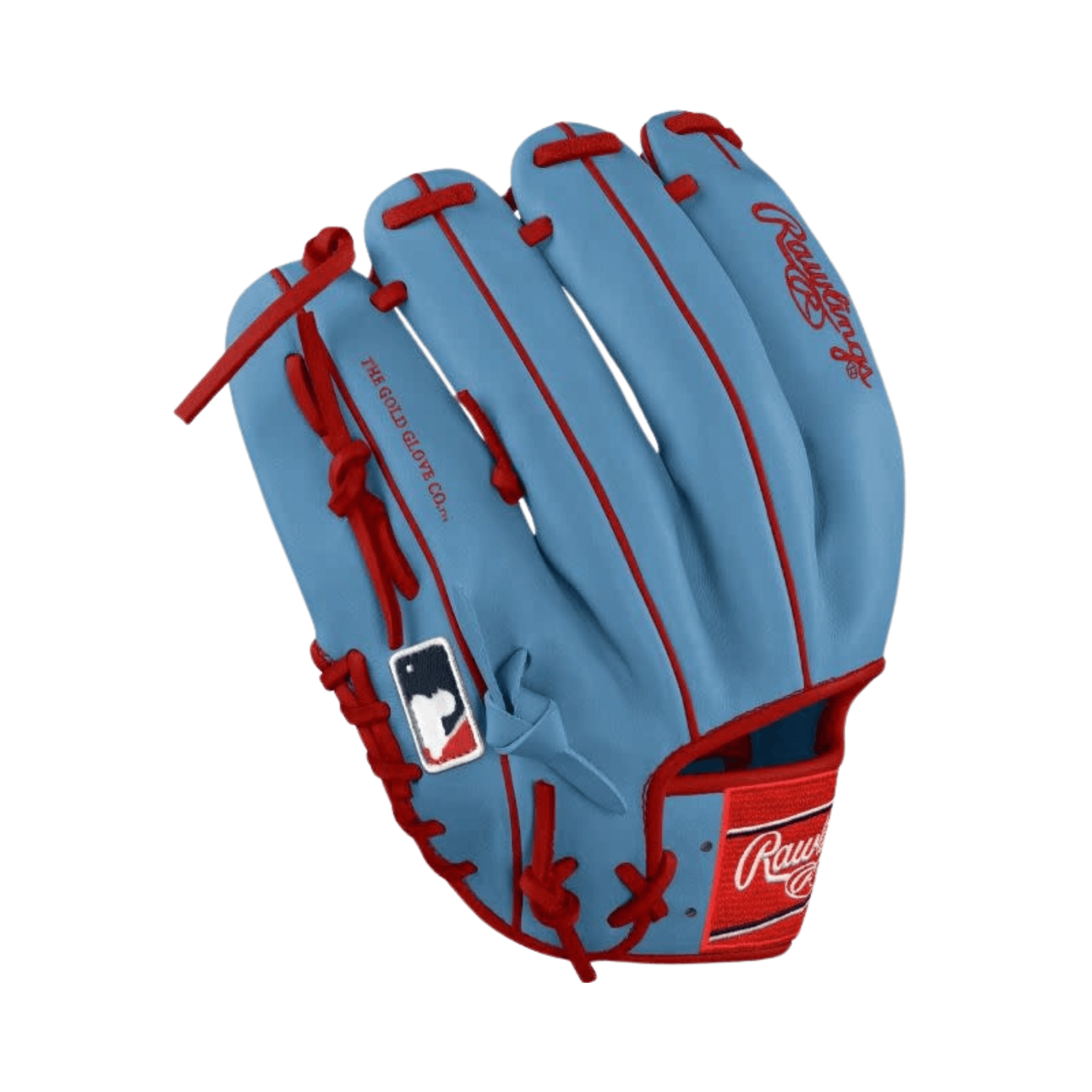 Rawlings Heart of the Hide Custom Pro206 12" Sky Blue/Red