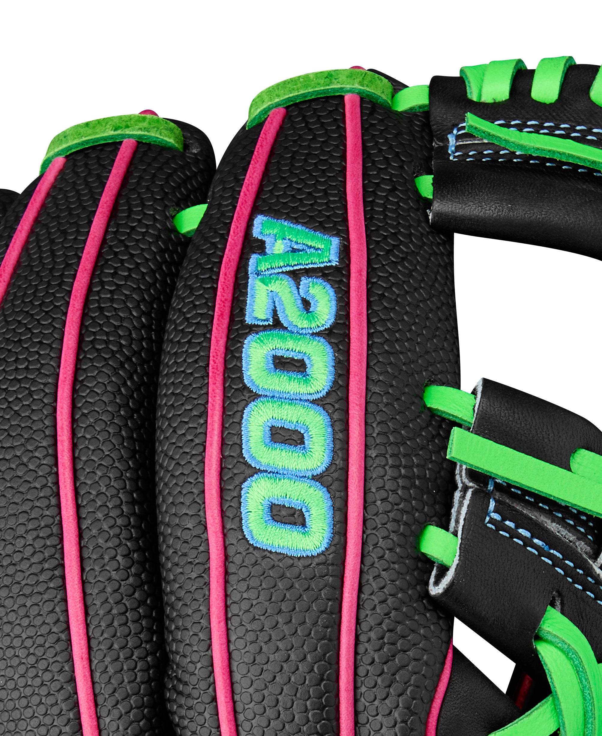 Wilson Summer 2025 A2000 1786 Infield Baseball Glove Black/Neon Green /Flamingo 11.5"
