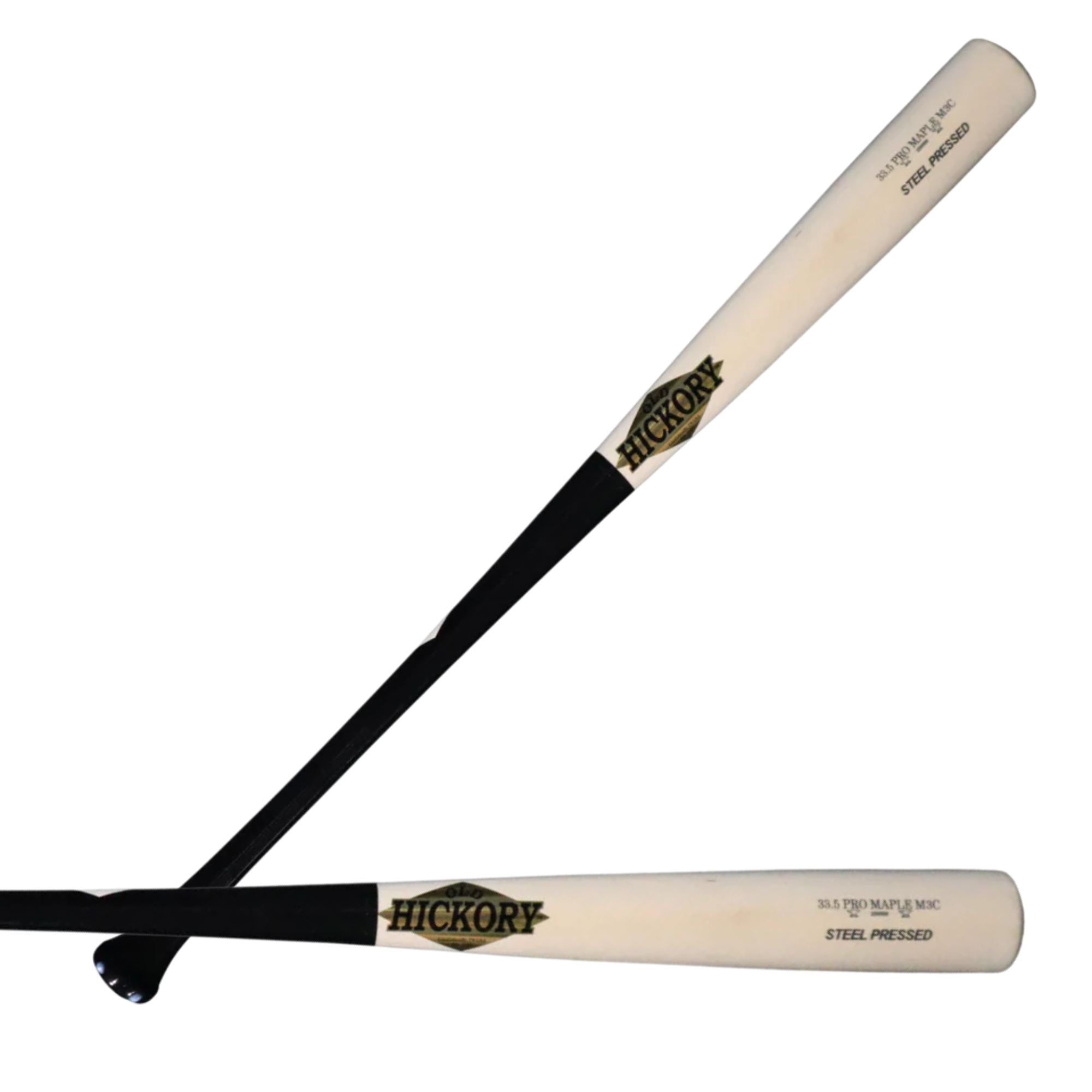 Old Hickory Max Clark M3C Steel  Pressed Natural/ Black Wood Baseball Bat