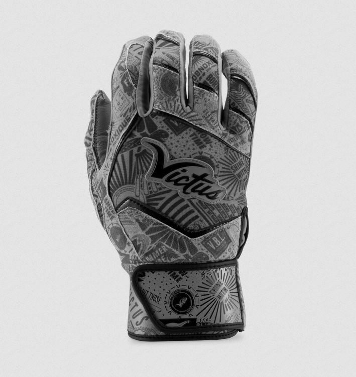 Victus Nox Batting Glove - Gray/Black