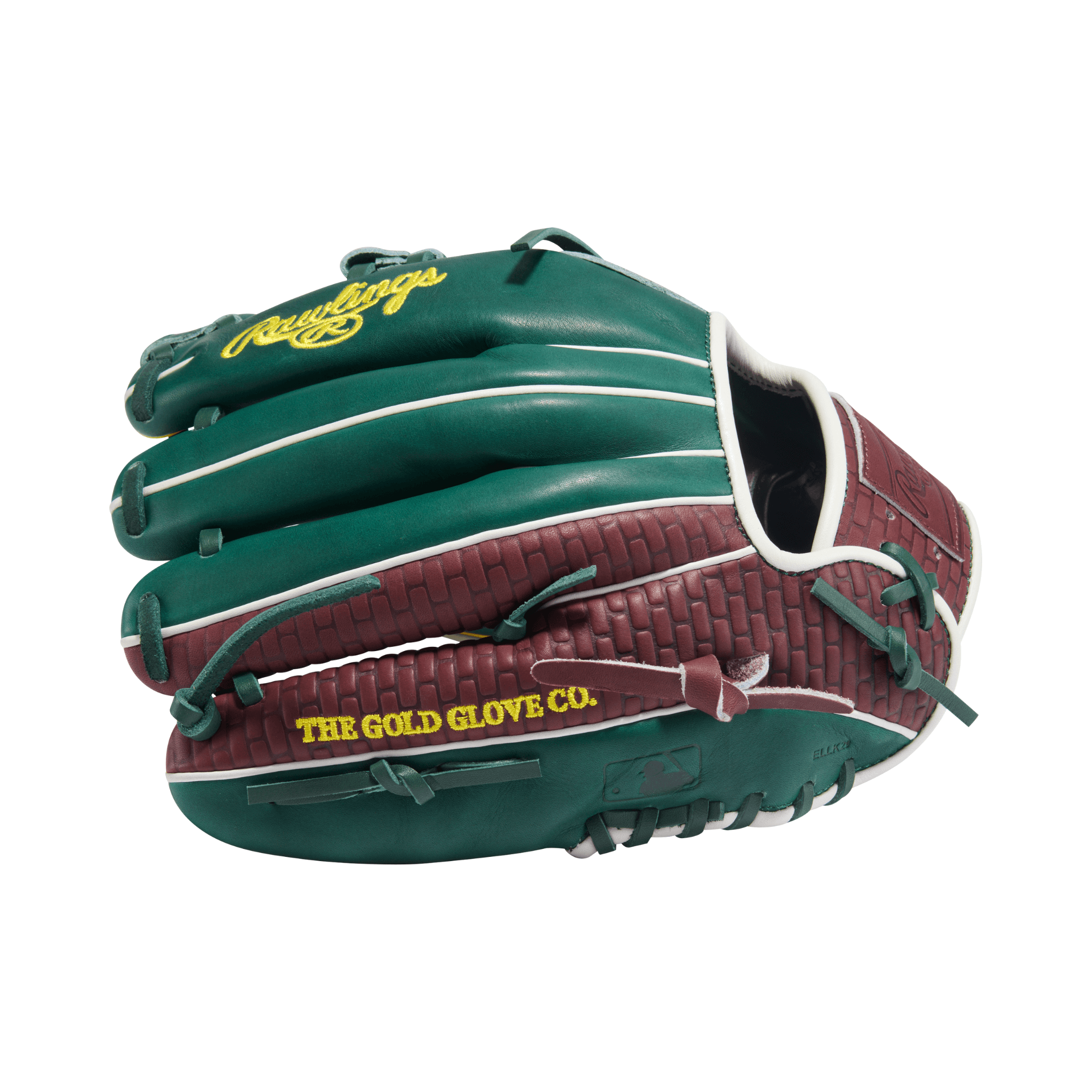 Rawlings Sept 2025 Gold Glove Club PRORNP5-13DG 11.75" glove finger detail showing modified single post web.