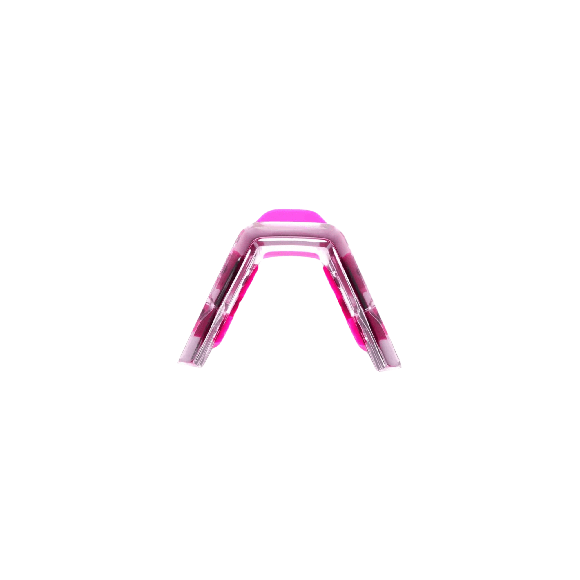 Polished translucent grey nose bridge kit for Speedcraft SL sunglasses, featuring standard and alternative fit nose pads.