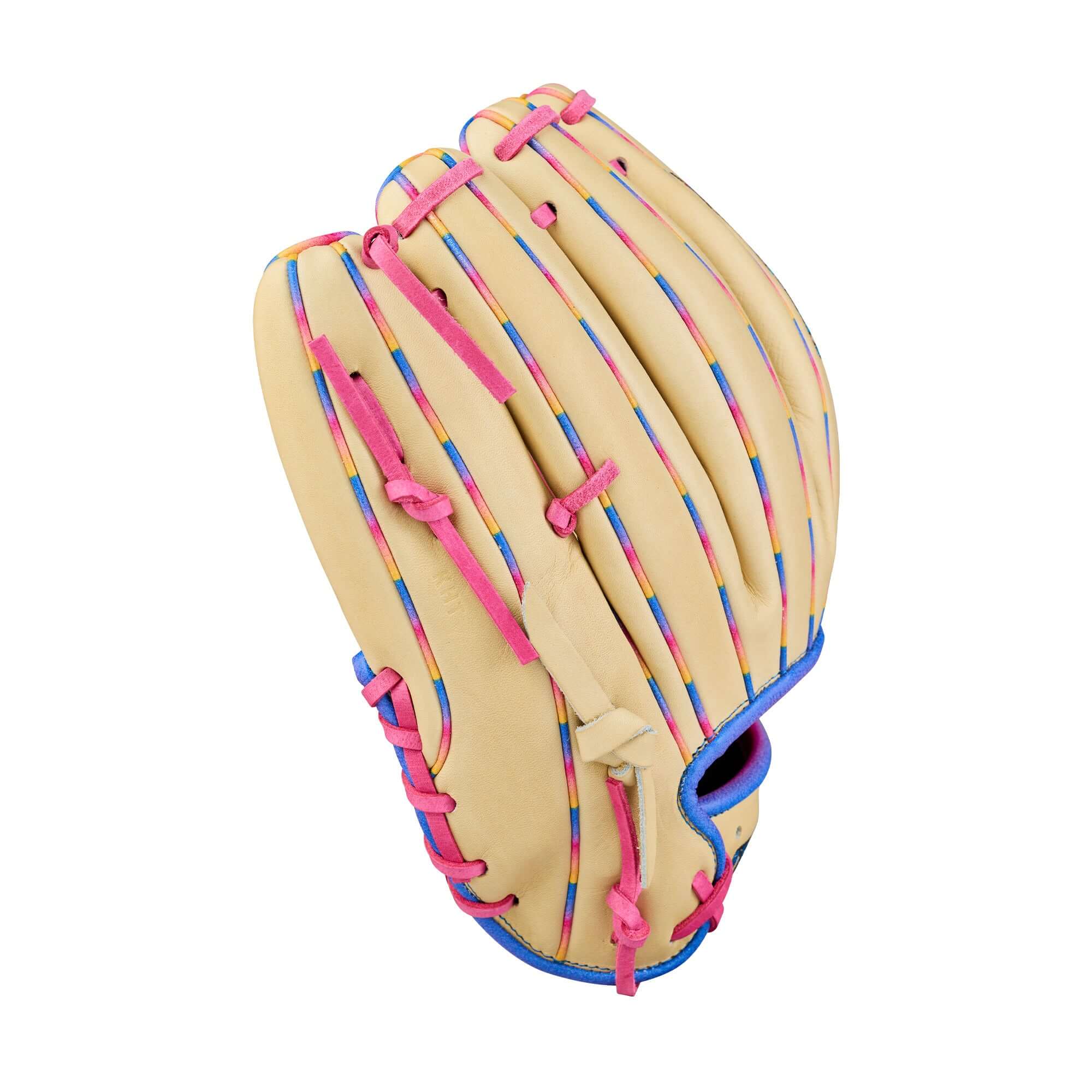 Wilson 2026 Love the Moment A2000 1786 11.5" Infield Baseball Glove with colorful laces and Pro Stock Leather