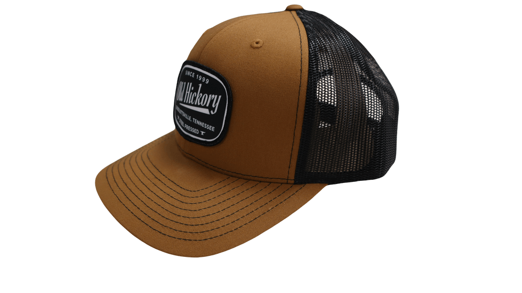 Old Hickory Steel Pressed Patch Cap - Caramel/Black - Snapback