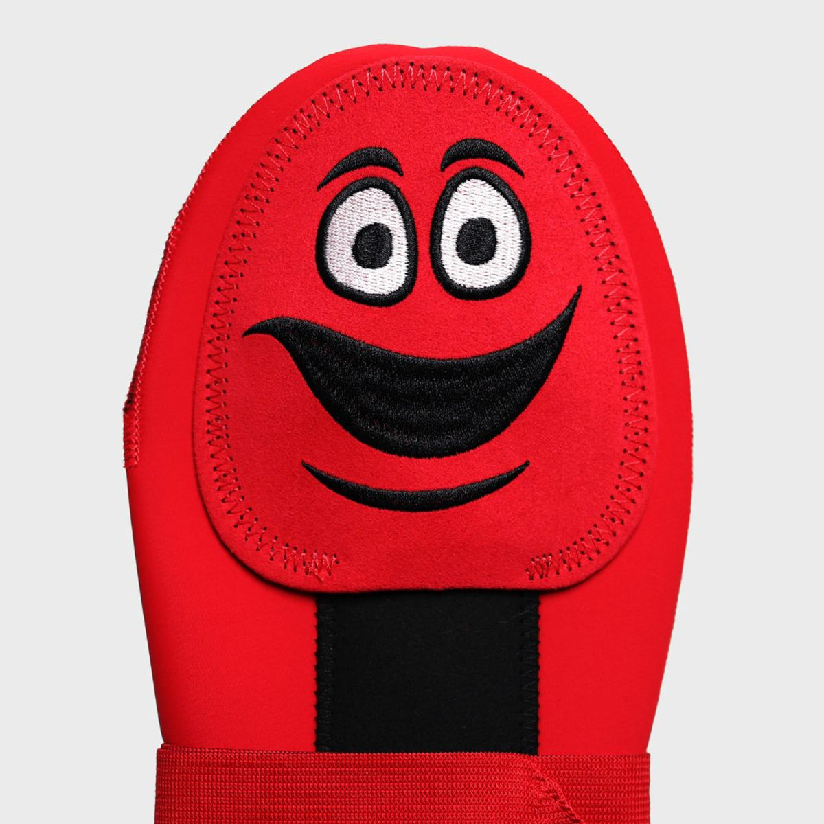 Absolutely Ridiculous Big Red sliding mitt, front detail