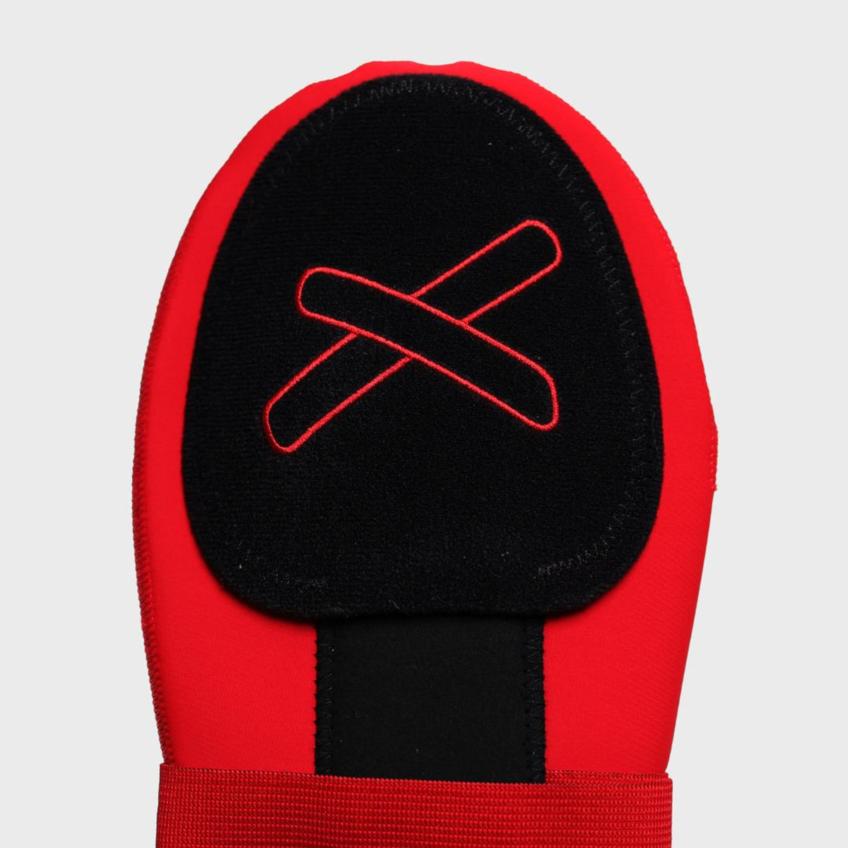 Absolutely Ridiculous Big Red sliding mitt youth, grip pad detail