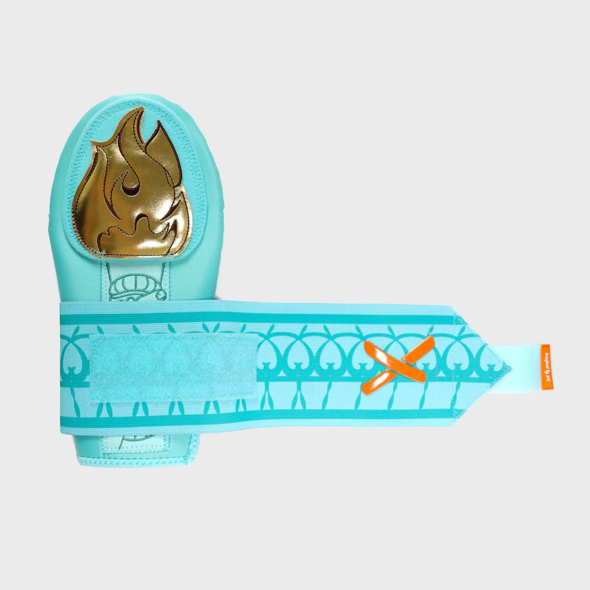 Absolutely Ridiculous Lady Liberty sliding mitt, open, strap