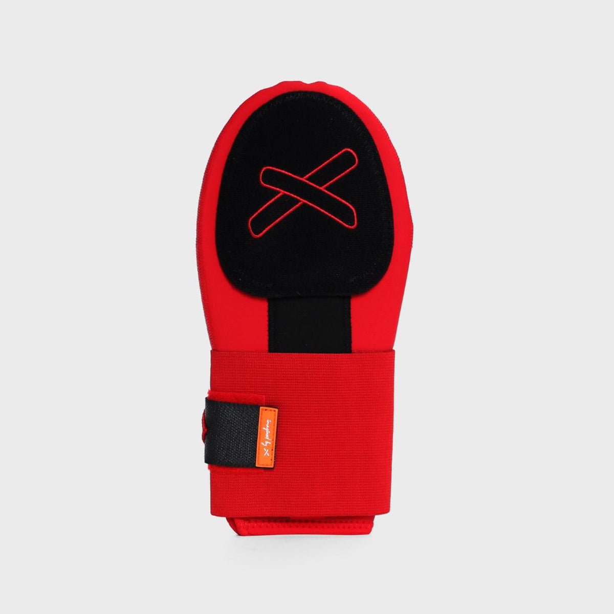 Absolutely Ridiculous Big Red sliding mitt, back, grip pad