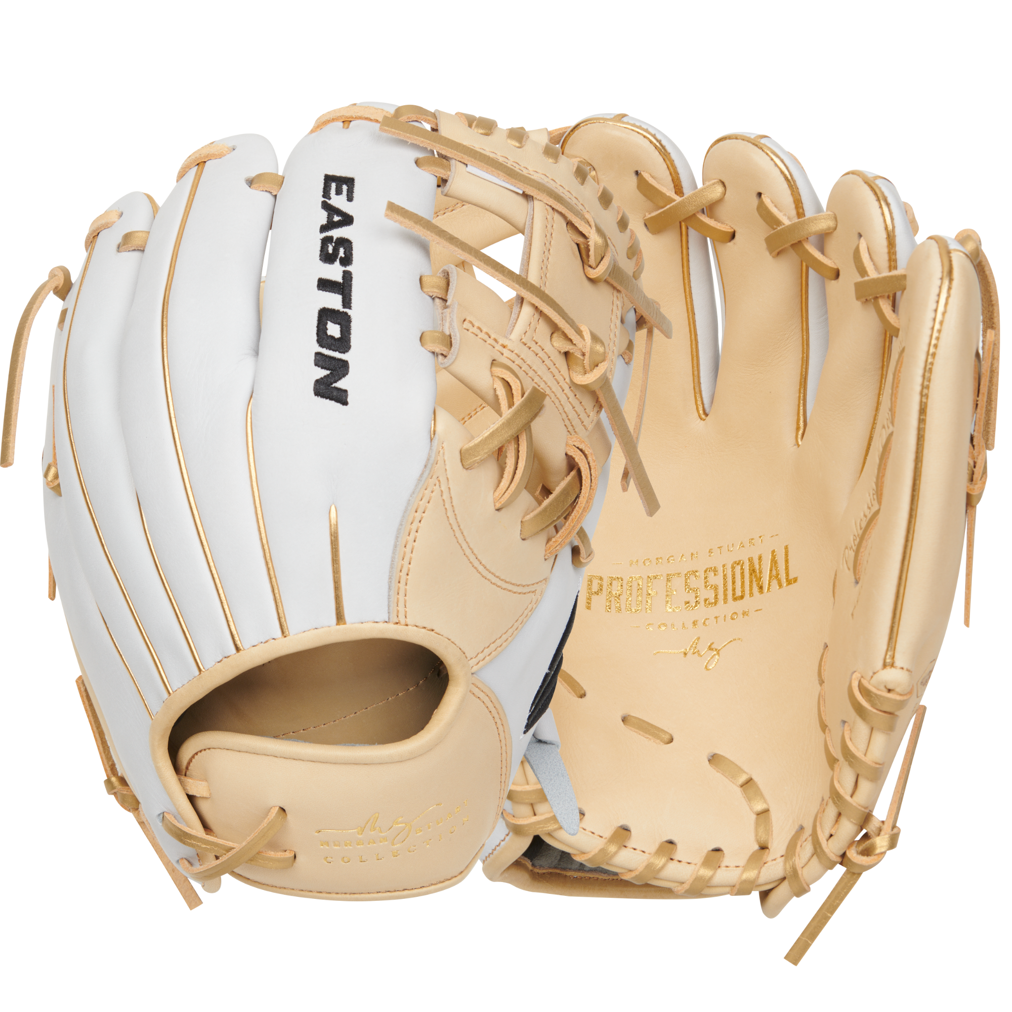 Easton Professional Collections Signature Series Softball Glove Back and Palm