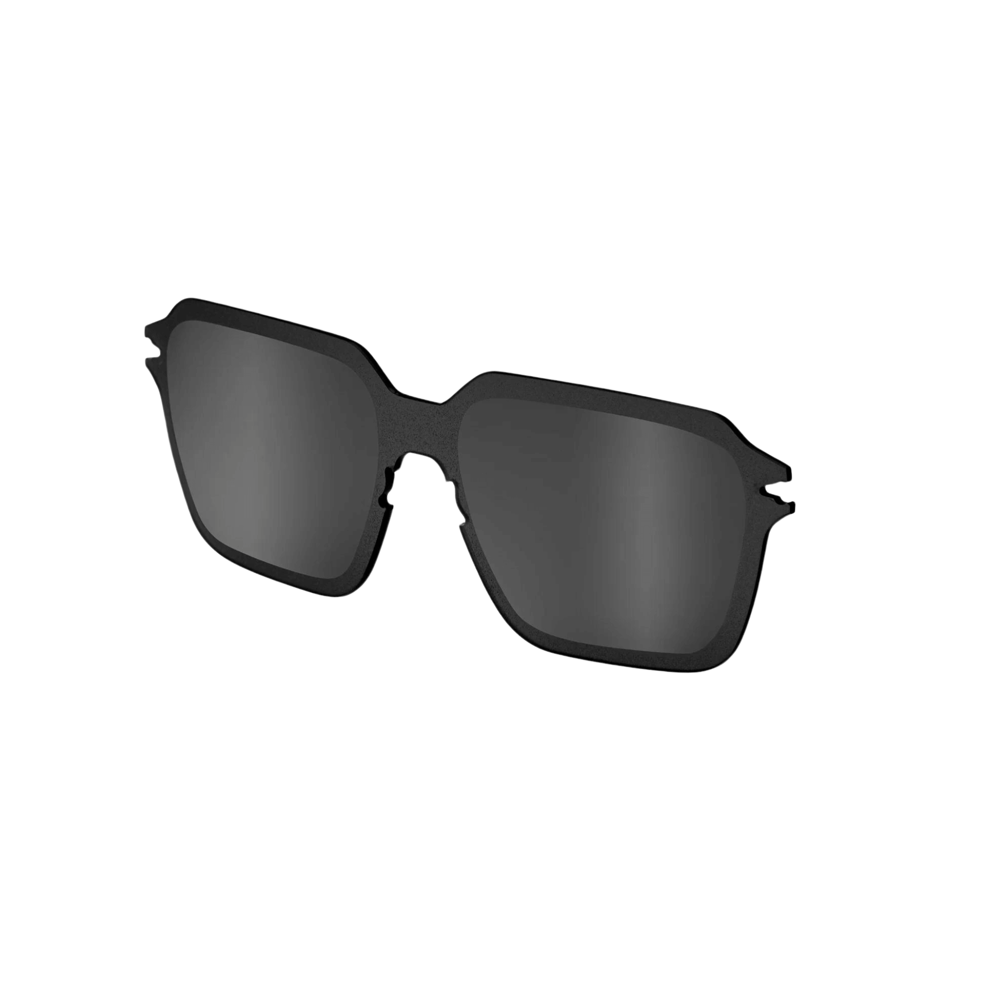 100% LEGERE TRAP replacement lens in black mirror, designed for low light conditions with 12% light transmission.
