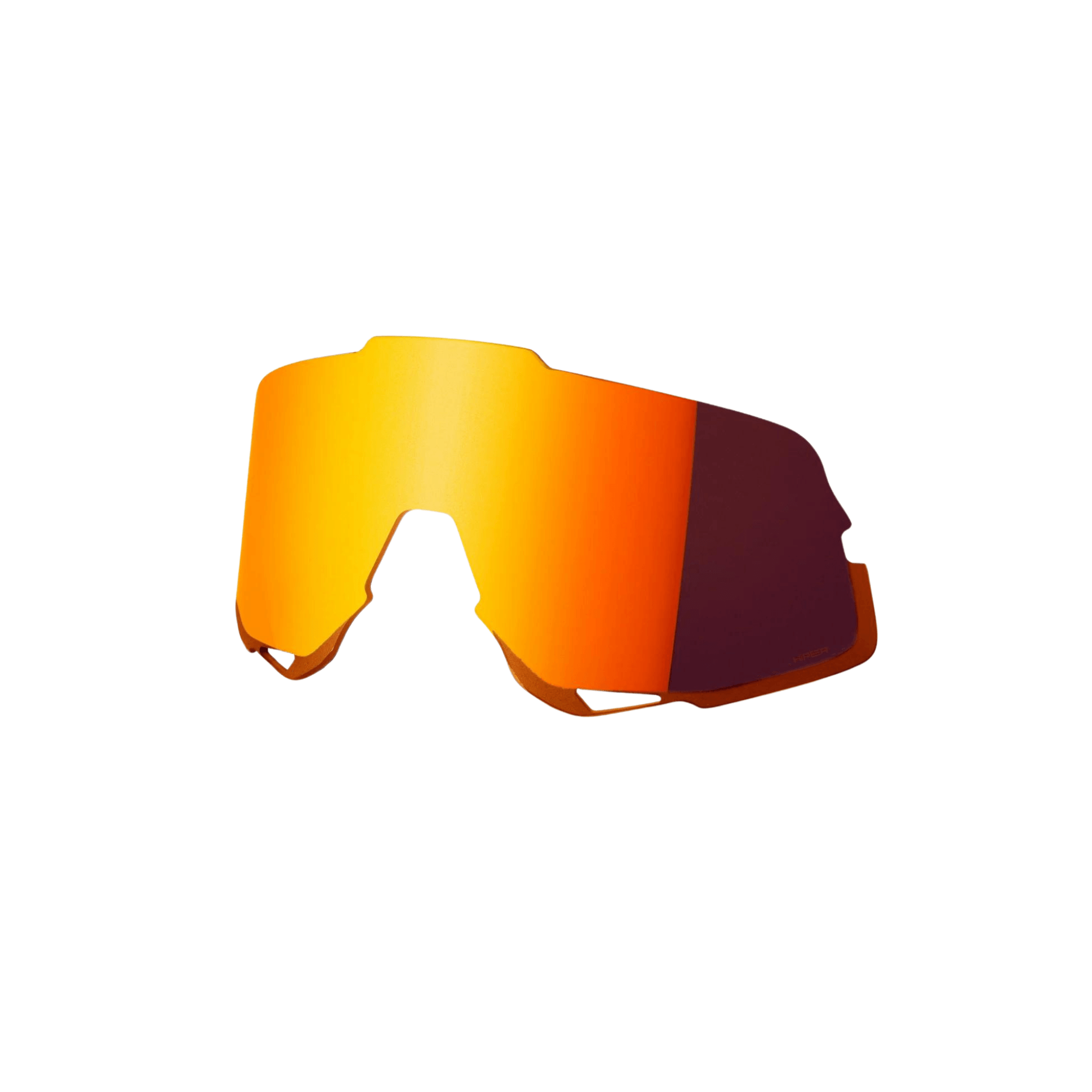 100% GLENDALE Replacement Lens in HiPER Red Multilayer Mirror with 23% light transmission, suitable for outdoor activities.