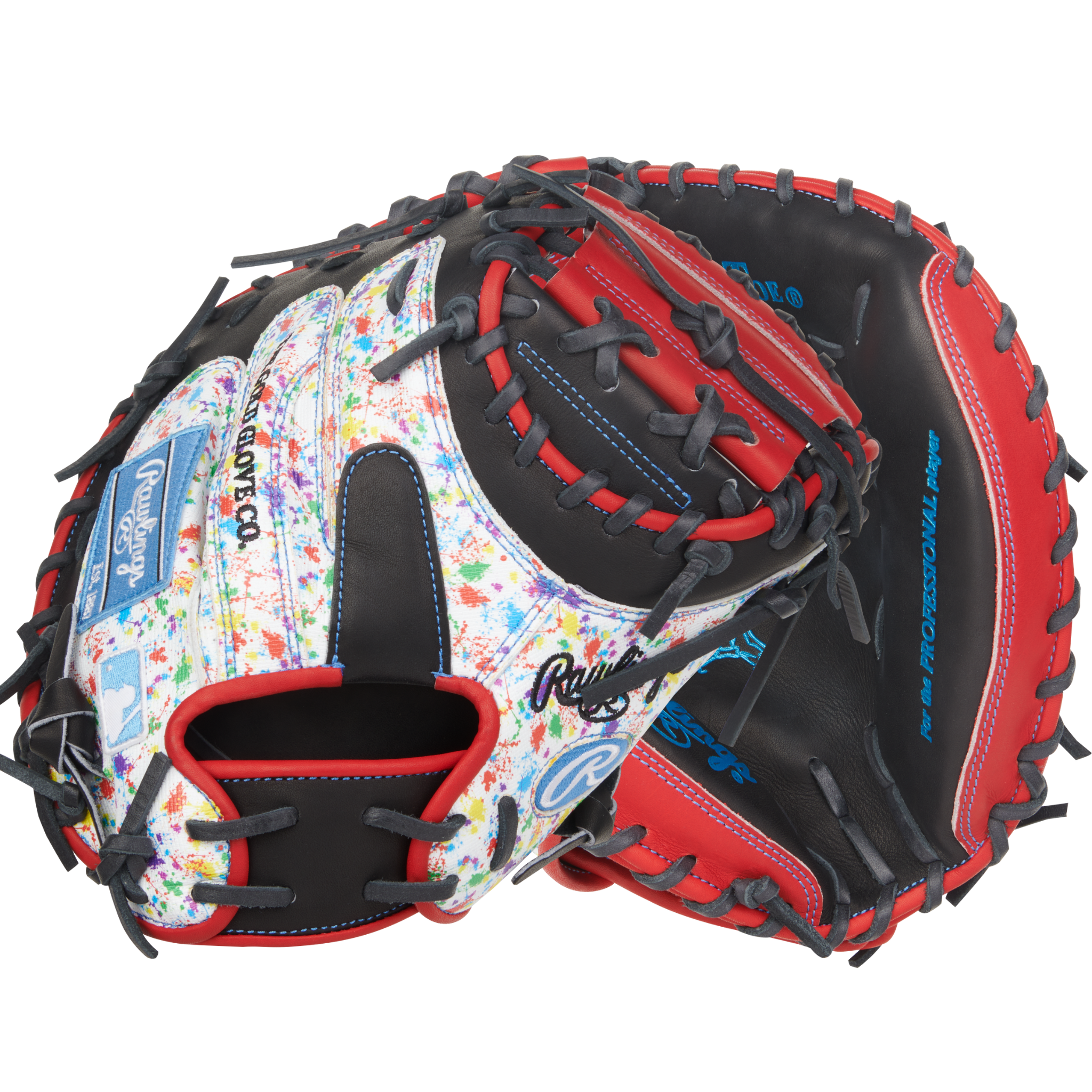 Back view of Easton Pro Collections Series Catchers Mitt with palm area