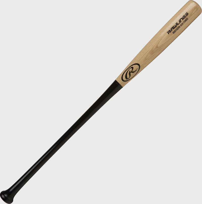 Rawlings Ash Fungo 35 baseball bat, 35 inches, ash wood, 2 1/4 inch barrel diameter, no grip
