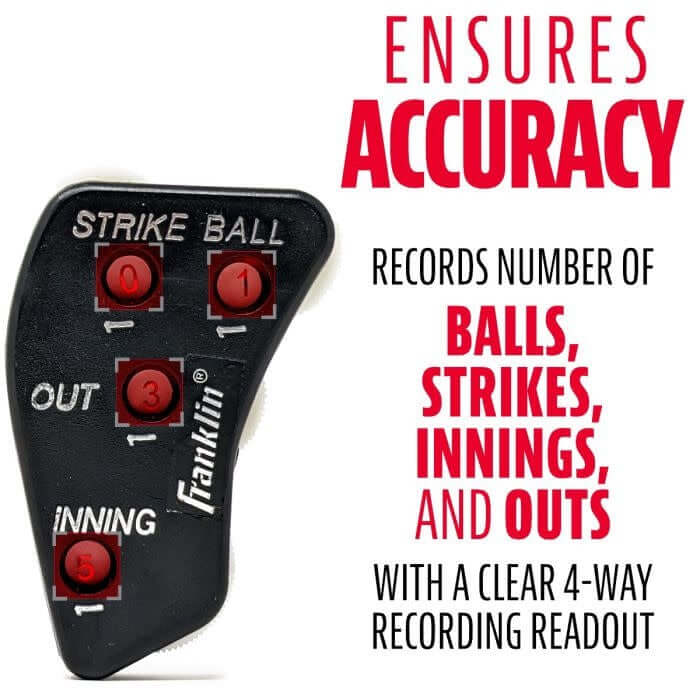 Franklin Umpire Scorekeeper, 4-way nylon