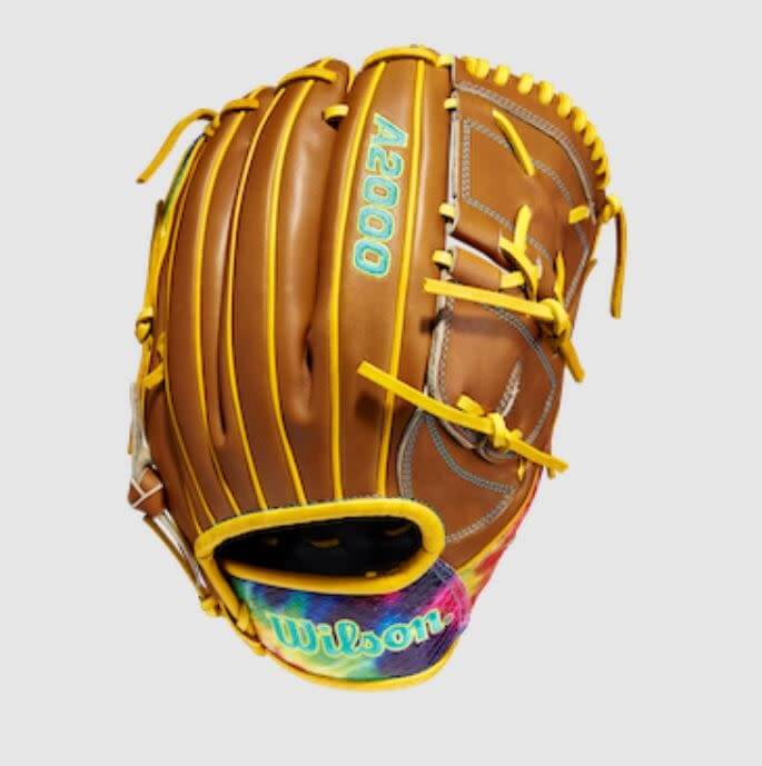 Wilson A2000 March 2022  Glove of the Month (GOTM) Clevinger Tie Dye