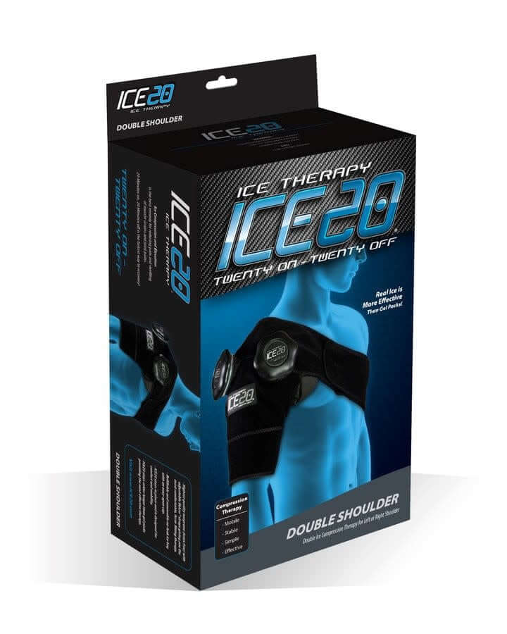 Bownet ICE20 USA Softball Edition Double Shoulder Ice Compression Wrap