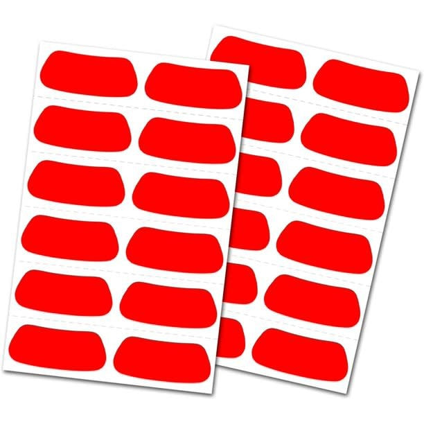 Rawlings Eye Black Stickers (Red)