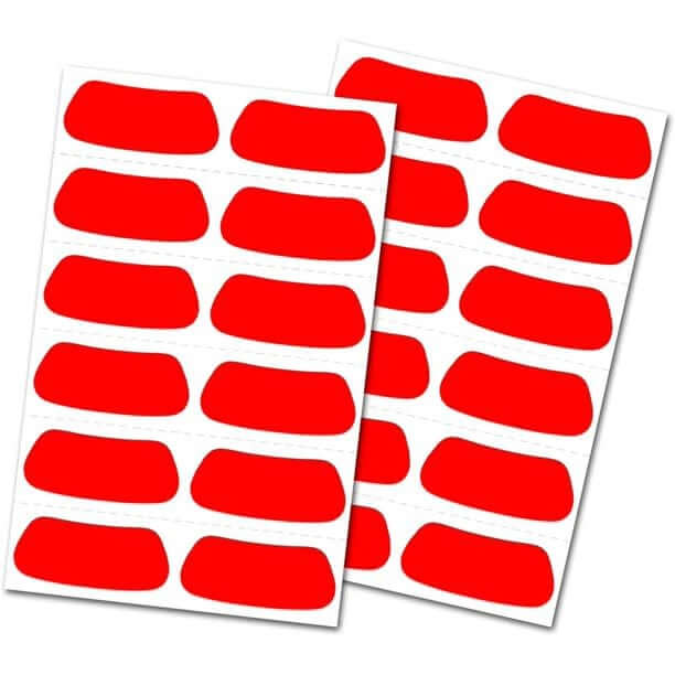 Rawlings Eye Black Stickers (Red)