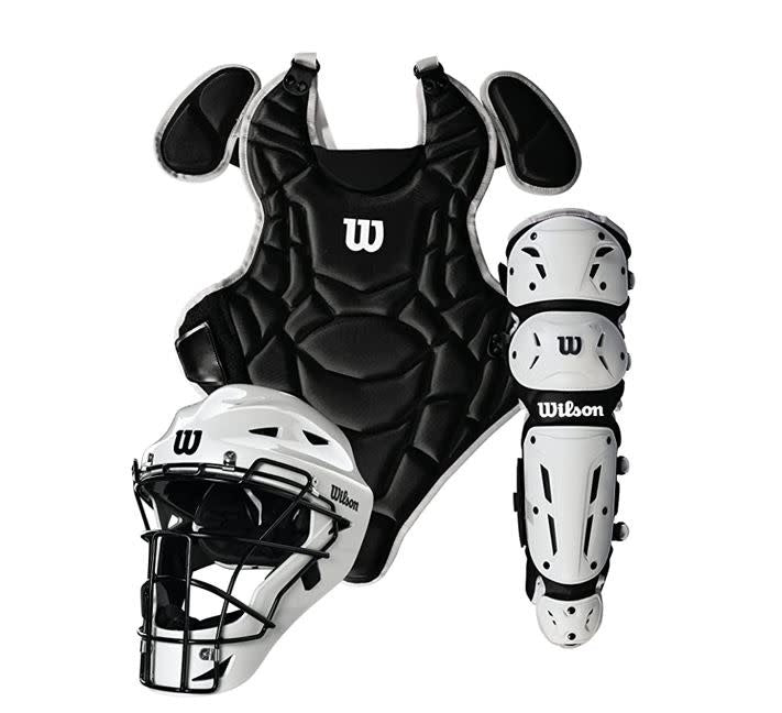 Wilson EZ Gear Kit S/M Black w/White Shinguards and White Helmet
