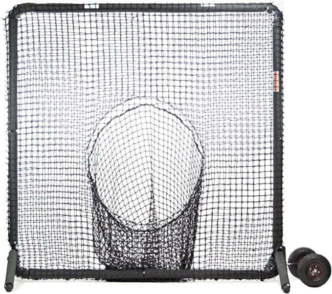 Pro Mounds Jugs Protector Series Sock Net Screen 7x7 with black padding and double-thick netting