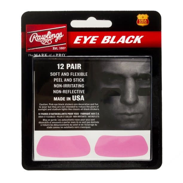 Rawlings Eye Black Stickers Pink