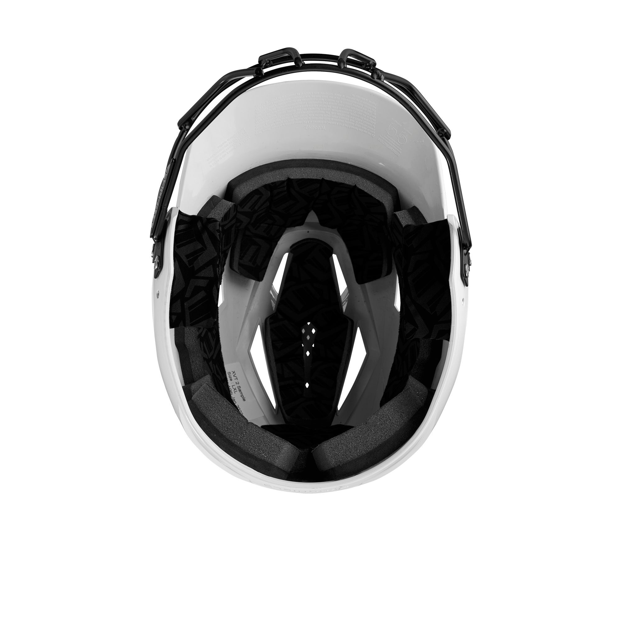 Evoshield XVT 2.0 Gloss Batting Helmet With Facemask - White