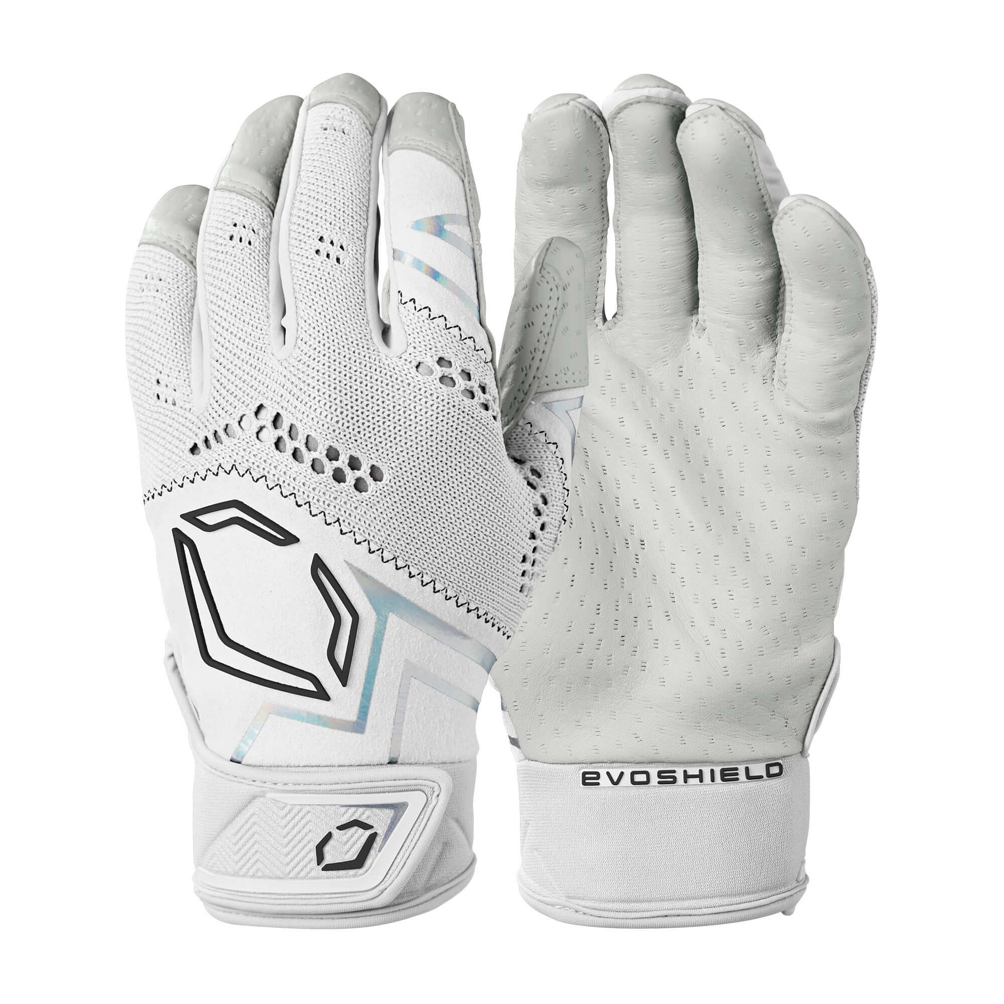 Evoshield PRO-SRZ V2 Batting Gloves in Team White