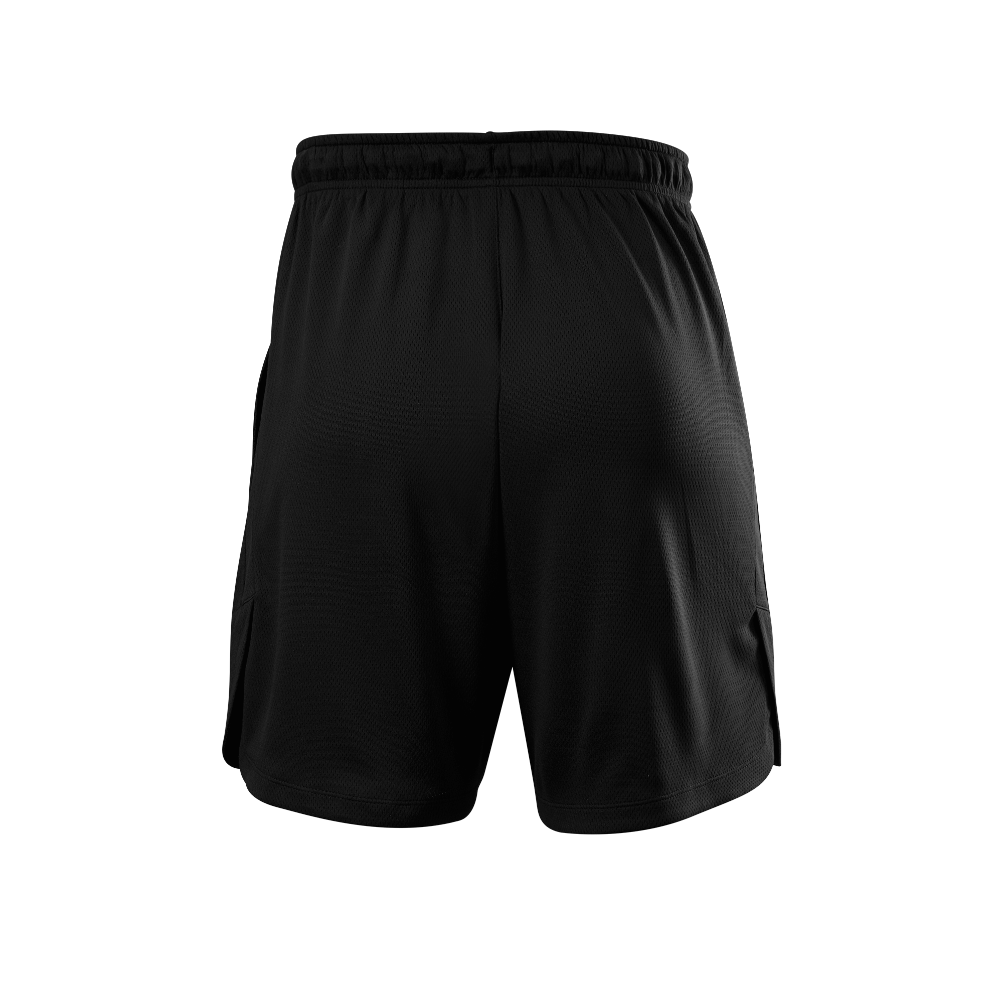 Evoshield Youth Pro Team Training Short 2.0 front view, black, 100% polyester.