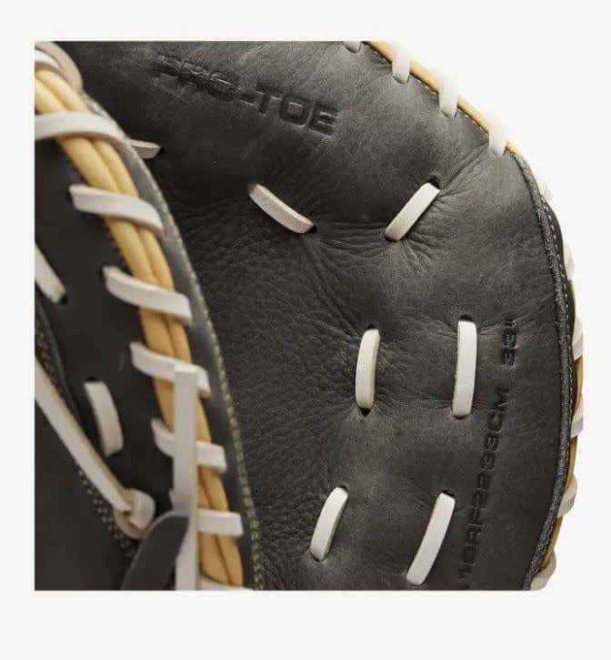 Wilson A1000  Fastpitch CM33 33 Grey/Blonde/White Catchers Mitt