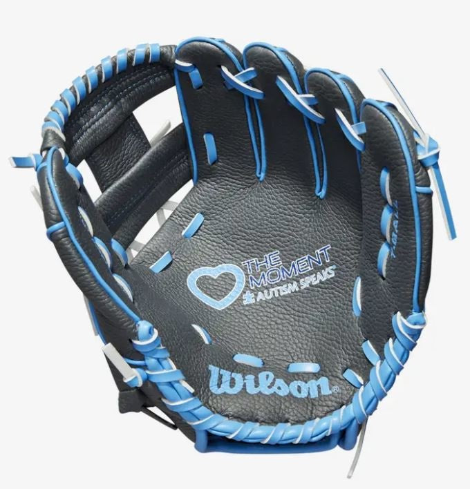 Wilson A200  Baseball Love The Moment 10"  10 Grey/Grey/Autism Speaks Blue
