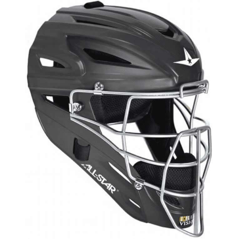 All Star Adult System 7 Catchers Head Gear Matte