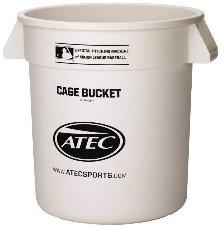 ATEC Cage Bucket - Holds 8dz Baseball or 3dz Softball